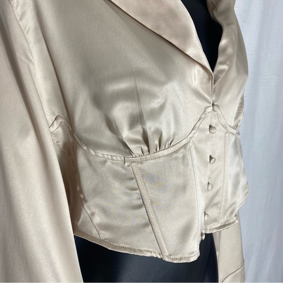 Zara Corset Style Shirt Size XL - Picture 6 of 13